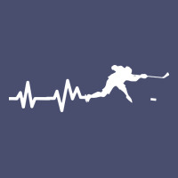 Hockey Player Heartbeat Ice Vintage Tee | Teevron