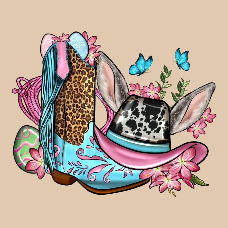 Easter Cowboy Boots Hat Heavyweight Sweatshirt by OliviaCreatesArt | Teevron