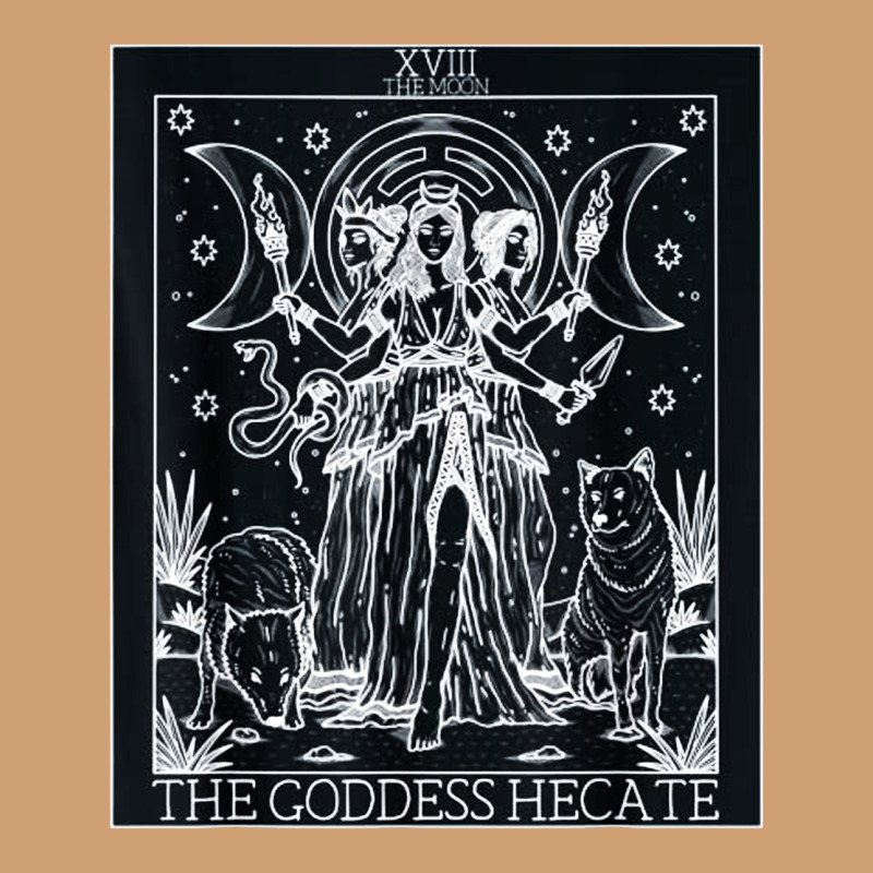 Hecate Tarot Card Triple Moon Goddess Witch Wiccan Pagan Vintage Tee by artisFamous | Teevron