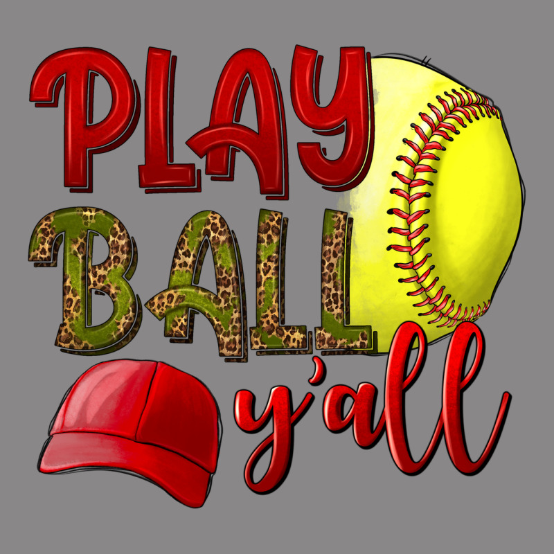 Play Ball Y'all Softball Vintage Tee by NancyCooperArtShop | Teevron