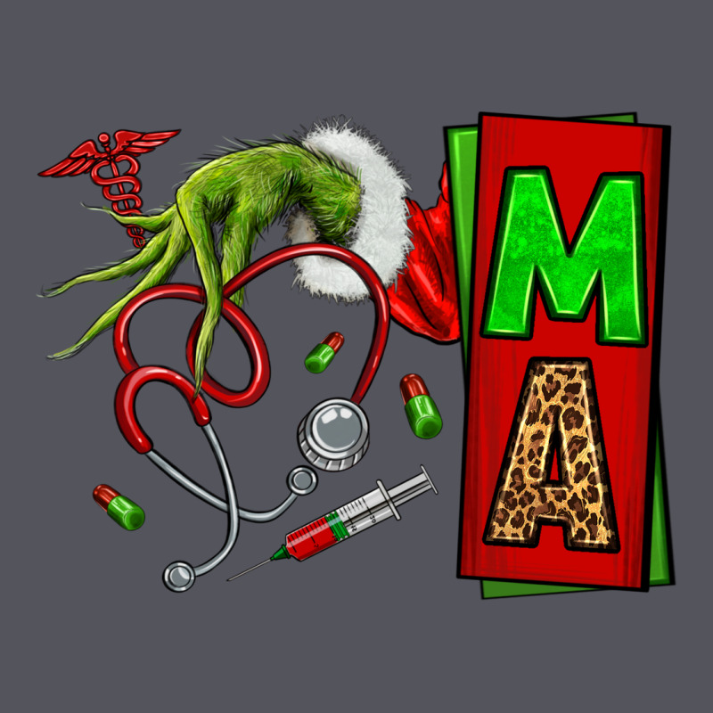 Christmas Character Nurse Vintage Hoodie by NancyCooperArtShop | Teevron