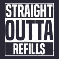 Straight Outta Refills Funny Pharmacy Technician Pharmacist Vintage Tee | Teevron