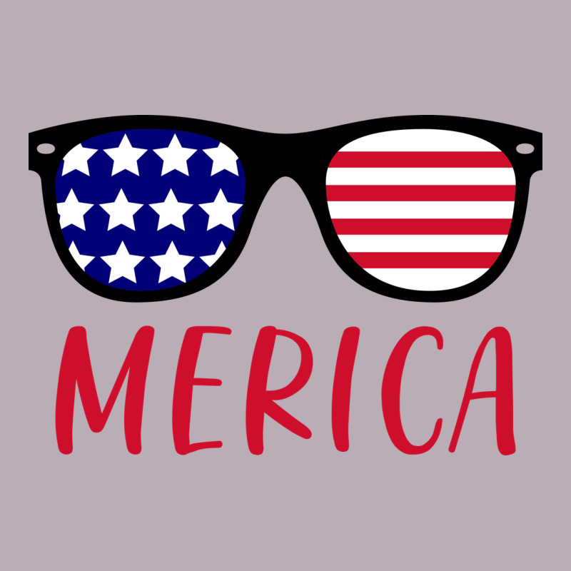 Merica Usa Flag Sunglasses 4th Of July Vintage Tee by artisFamous | Teevron