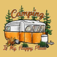 Camping Is My Happy Place Premium Sweatshirt | Teevron