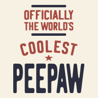 Officially The World's Coolest Peepaw | Mens Gift Vintage Tee | Teevron