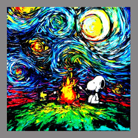 Starry Night Print Van Gogh Parody Vintage Tee | Teevron
