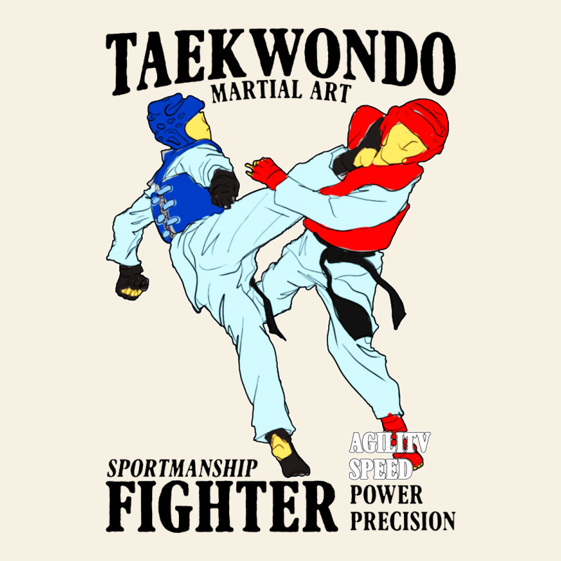 Taekwondo Sport Art Vintage Tee by artisFamous | Teevron