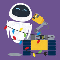 Wall E Eve Christmas Light Wrap Graphic T Shirt Vintage Tee | Teevron