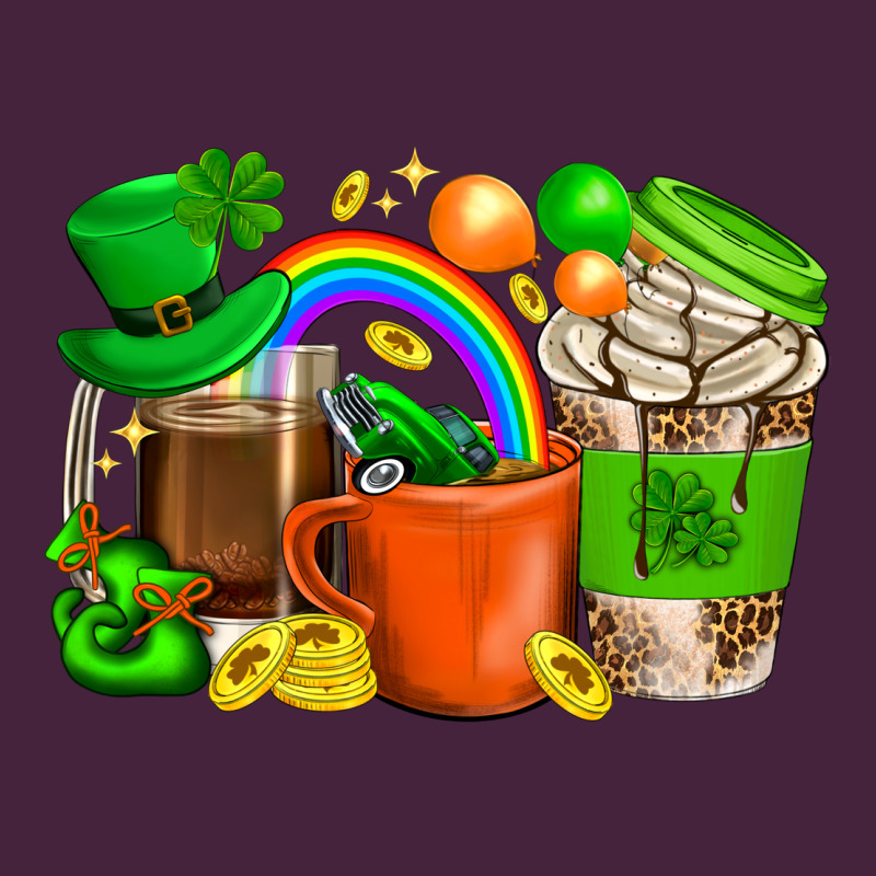 St. Patricks Day Coffee Cups Premium Tee by BundleAndBundleShop | Teevron