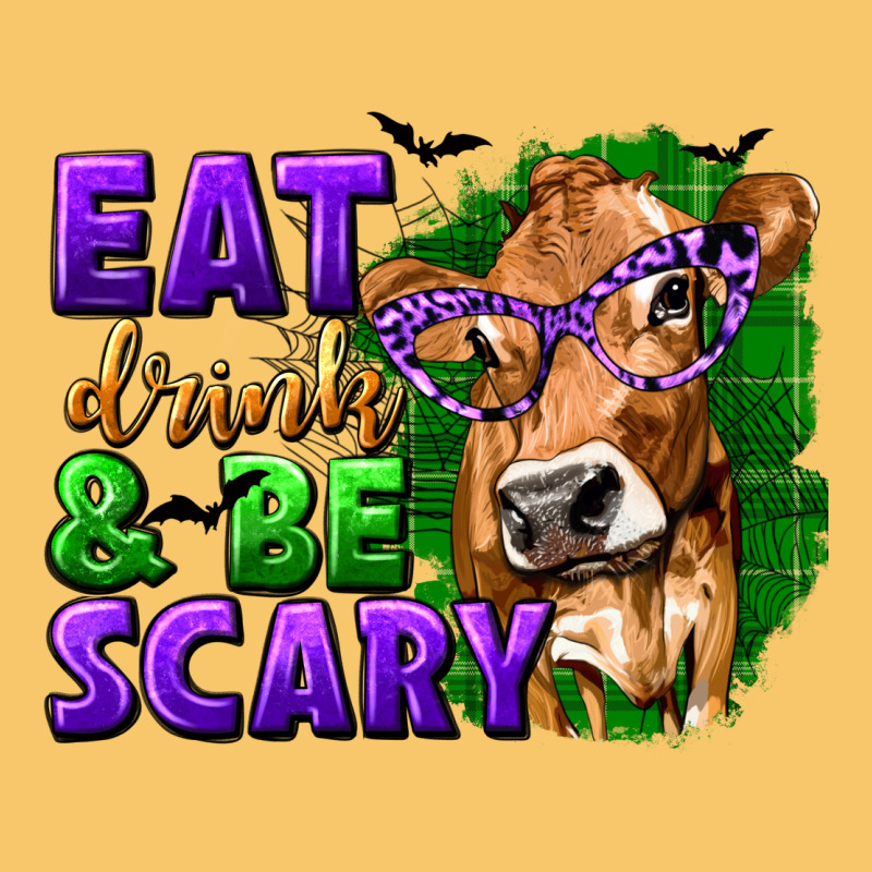 Eat Drink And Be Scary With Halloween Vintage Hoodie by texasbilliewilder | Teevron