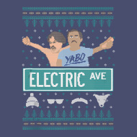 Pardon My Take Electric Avenue Ugly Christmas Sweater Vintage Tee | Teevron