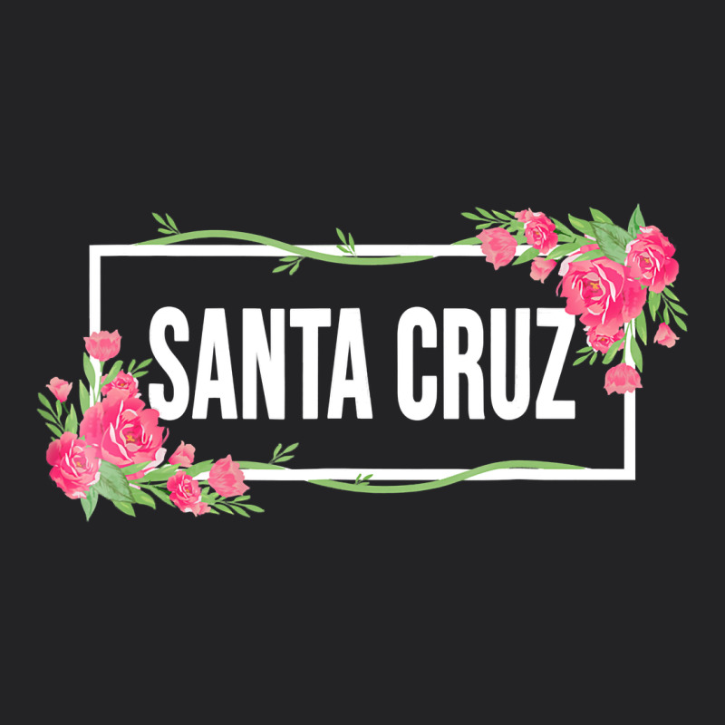 Santa C.r.u.z Cali  Floral Hibiscus Flower Vintage Tee by artisFamous | Teevron
