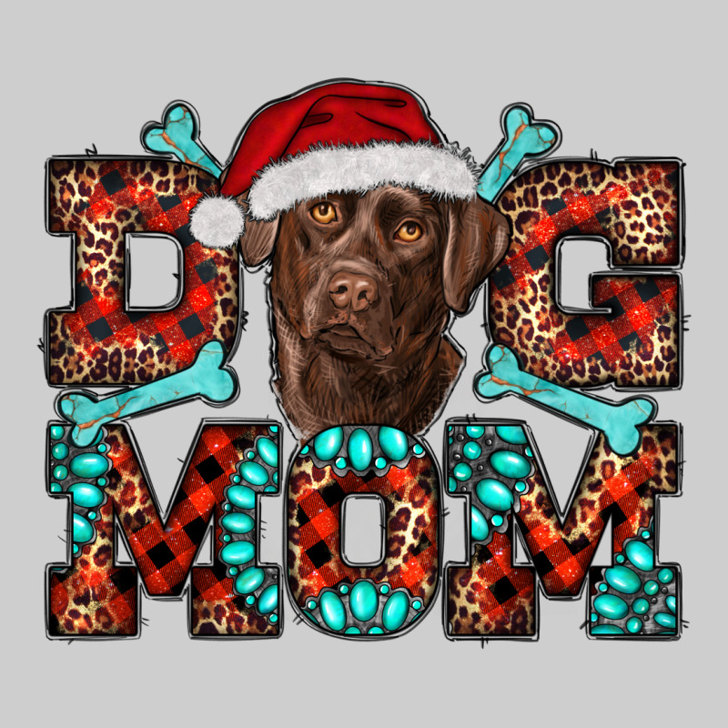 Dog Mom Christmas With Labrador Premium Tee by RanaPortraitStore | Teevron