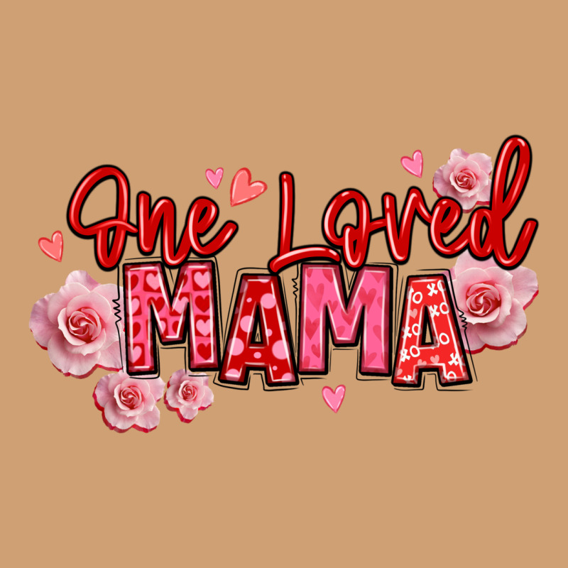 One Loved Mama Valentine's Day Vintage Tee by texasbilliewilder | Teevron