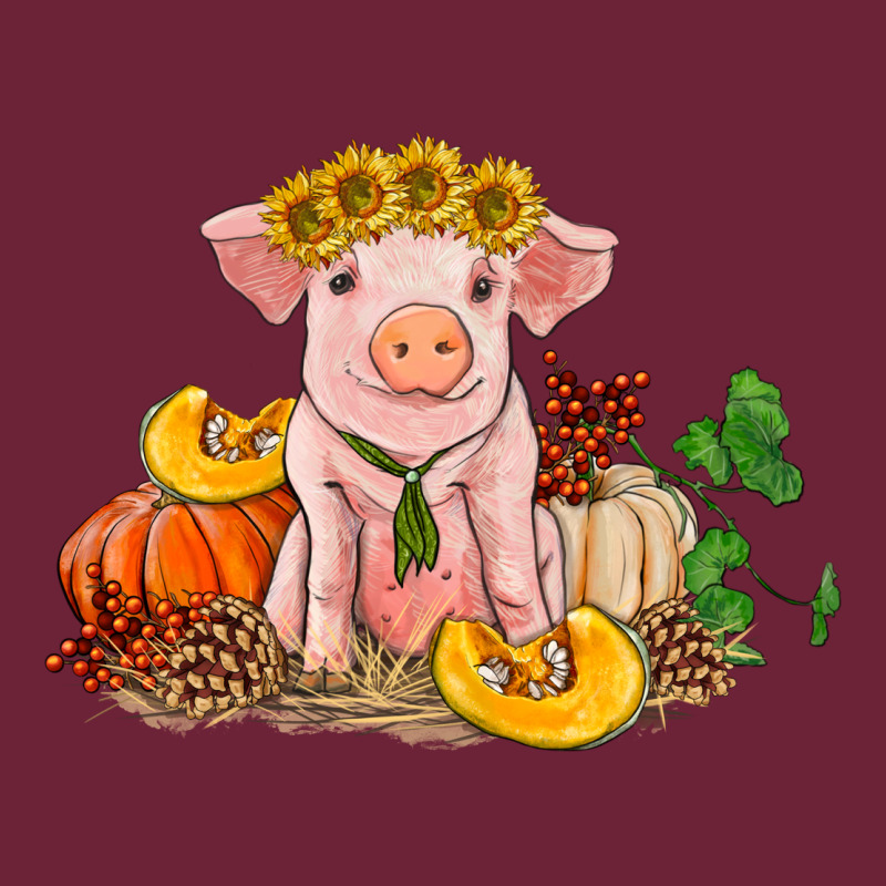 Fall Pig Long Sleeve Tee by RanaPortraitStore | Teevron