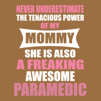 Never Underestimate Mommy Paramedic Vintage Tee | Teevron