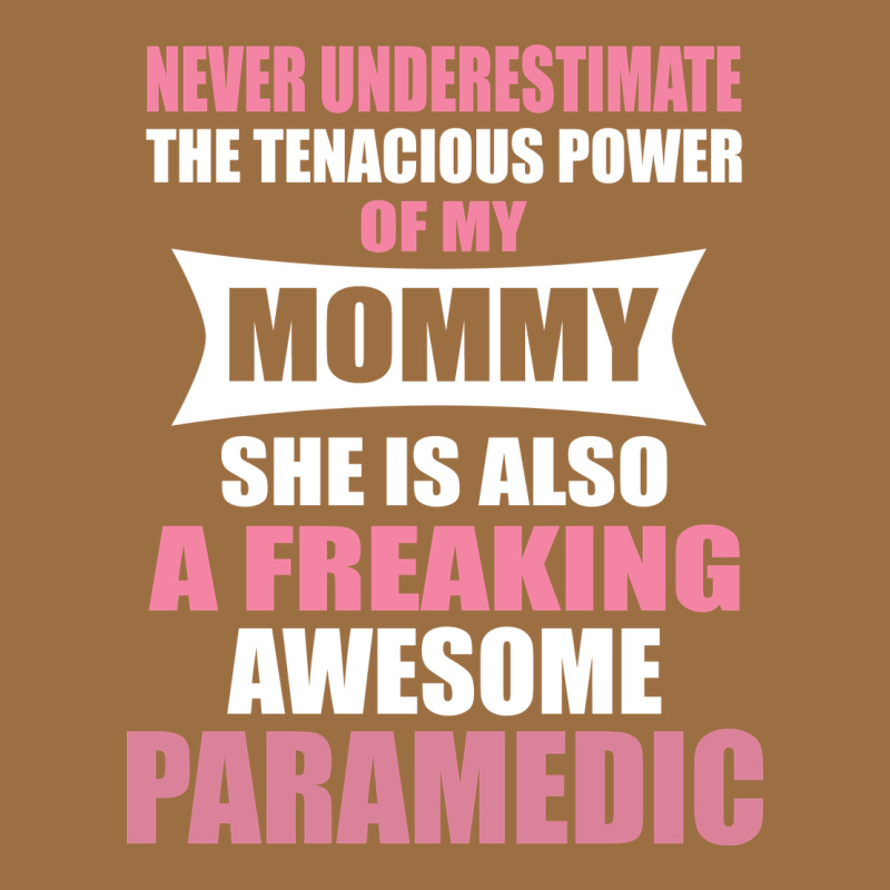 Never Underestimate Mommy Paramedic Vintage Tee by artisFamous | Teevron