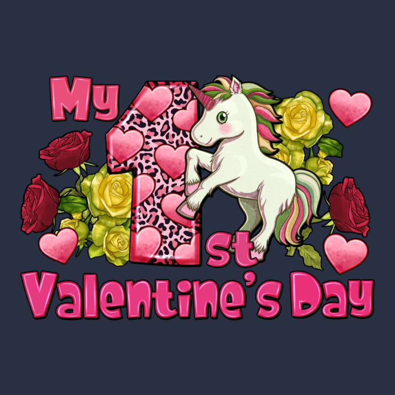 My First Valentine's Day Unicorn Heavyweight Sweatshirt by FaDigitalArtStudio | Teevron