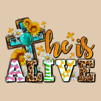 Easter Day He Is Alive With Cross Heavyweight Sweatshirt | Teevron