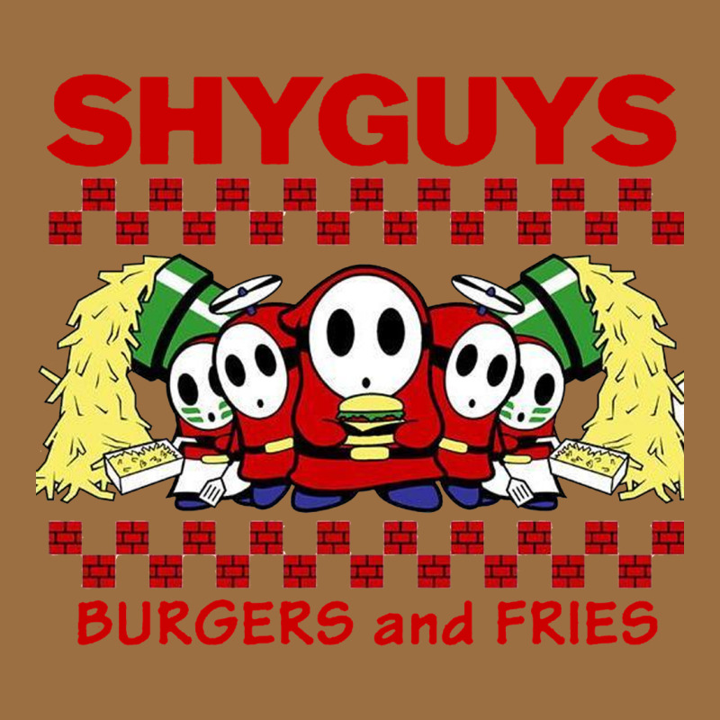 Shy Guys Burger And Fries Vintage Tee by artisFamous | Teevron