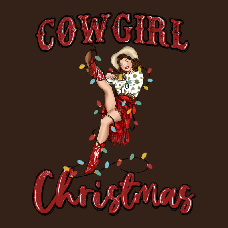 Cowgirl Christmas Heavy Core Tee by MaliasSmallBusiness | Teevron