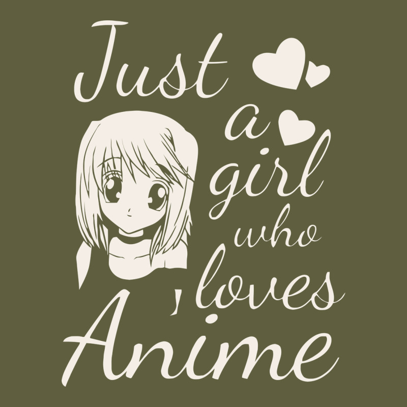 Just A Girl Who Loves Anime Vintage Tee by DesigneFamous | Teevron
