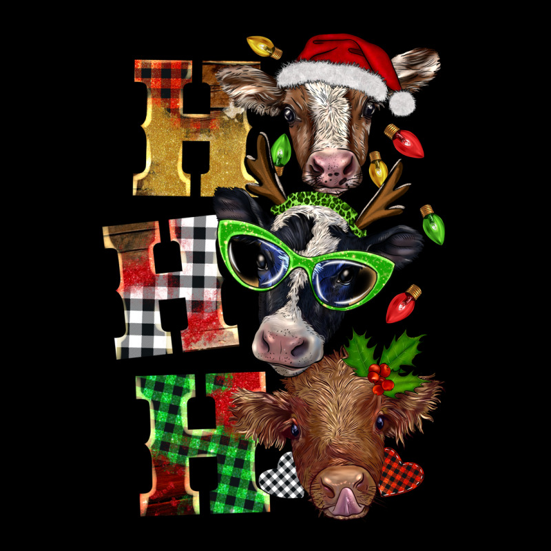 Christmas Ho Ho Ho Cow Urban Hoodie by BarkalooDesign | Teevron