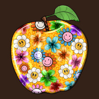 Colorful Flora Apple Teacher Heavy Core Tee | Teevron
