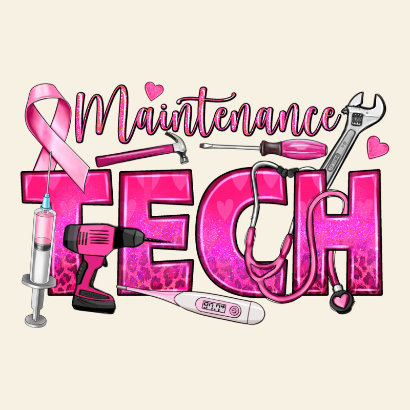 Breast Cancer Maintenance Tech Vintage Tee by texasbilliewilder | Teevron