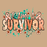 I Am A Survivor Peach Ribbon Vintage Hoodie | Teevron