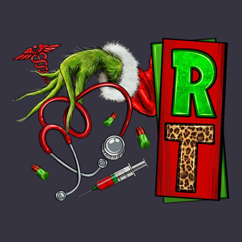 Christmas Character Nurse Vintage Hoodie by NancyCooperArtShop | Teevron