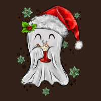 Merry Christmas Ghost Heavy Core Tee | Teevron