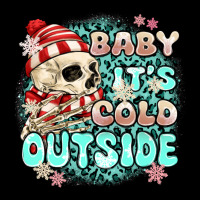 Baby Its Cold Outside Skeleton Heavy Core Tee | Teevron