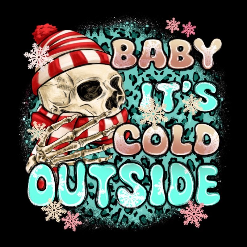 Baby Its Cold Outside Skeleton Heavy Core Tee by MaliasSmallBusiness | Teevron