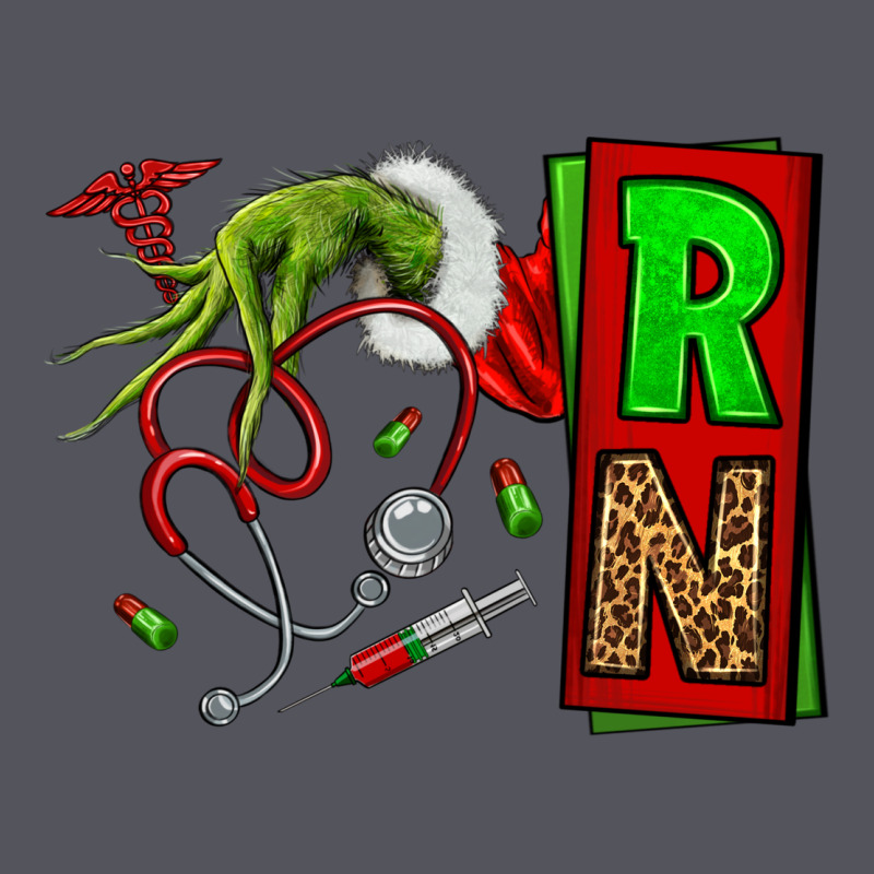 Christmas Character  Nurse Vintage Hoodie by NancyCooperArtShop | Teevron