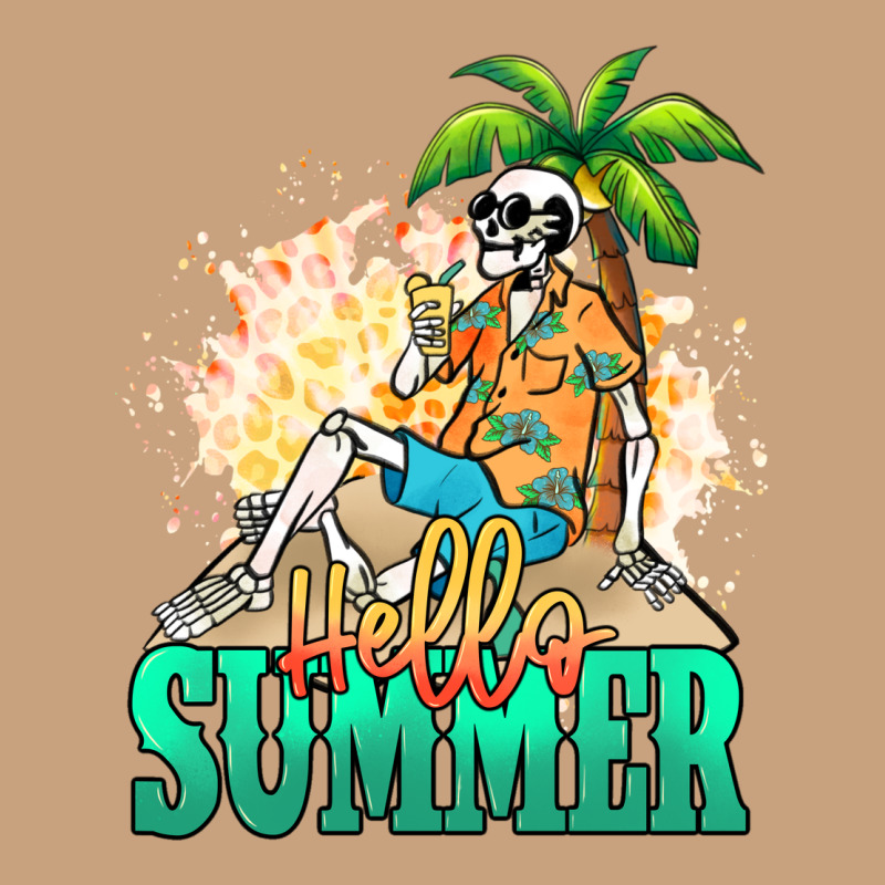 Hello Summer Skeleton Vintage Tee by NancyCooperArtShop | Teevron