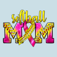 Softball Mom Breast Cancer Ladies Tee | Teevron