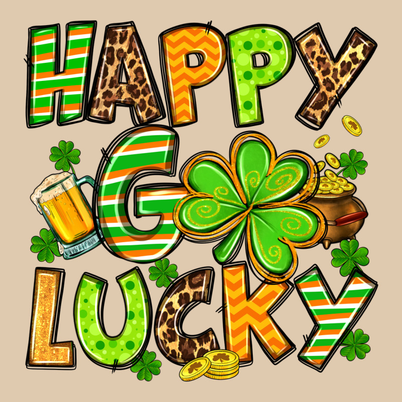 St. Patrick's Happy Go Lucky Heavyweight Sweatshirt by OliviaCreatesArt | Teevron