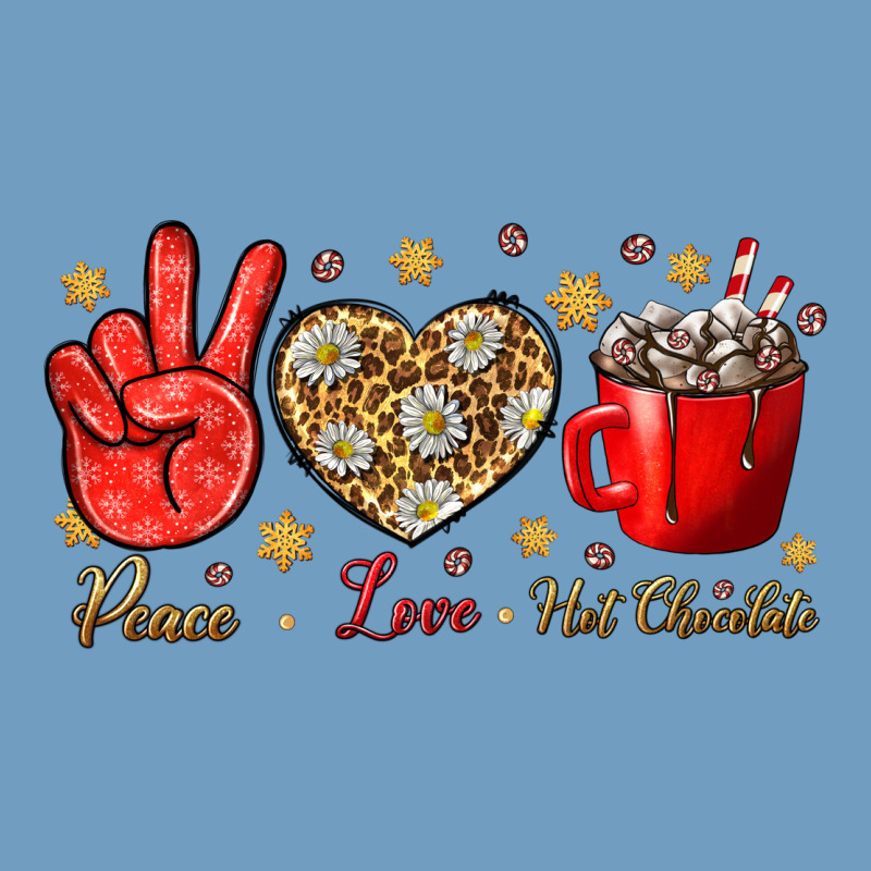Peace Love Hot Chocolate Urban Heavy Tee by NancyCooperArtShop | Teevron