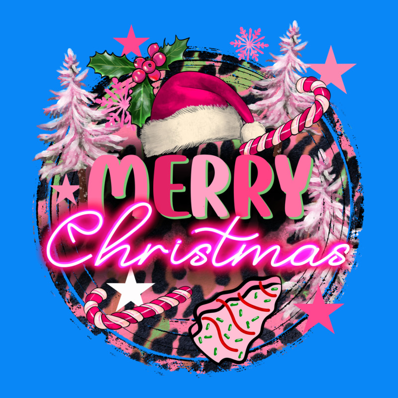 Pink Merry Christmas Zipper Hoodie by FaDigitalArtStudio | Teevron
