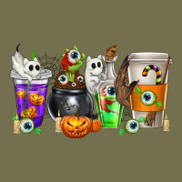 Halloween Coffee Cups Vintage Hoodie | Teevron