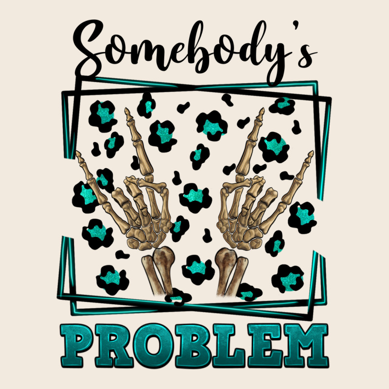 Somebody's Problem Hand Skeleton Zipper Hoodie by FaDigitalArtStudio | Teevron