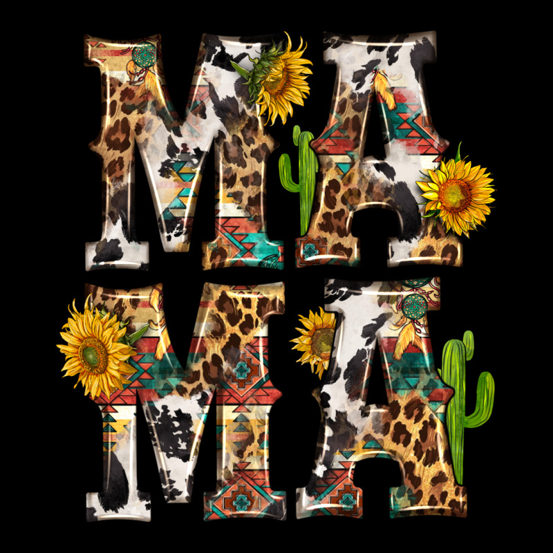 Western Mama With Sunflowers Ladies Tee by BundleAndBundleShop | Teevron
