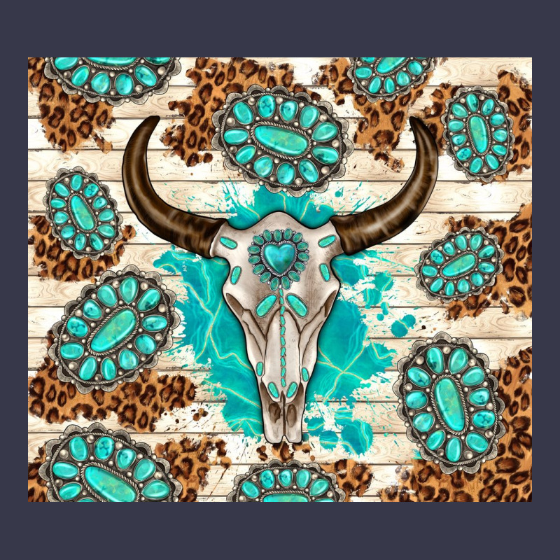 Gemstone Bull Skull Leopard Long Sleeve Tee by TumblerDesignByShophia | Teevron
