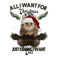All I Want For Christmas Is You Just Kidding I Want Cats | Teevron