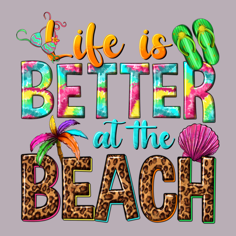 Life Is Better At The Beach Vintage Tee by NancyCooperArtShop | Teevron