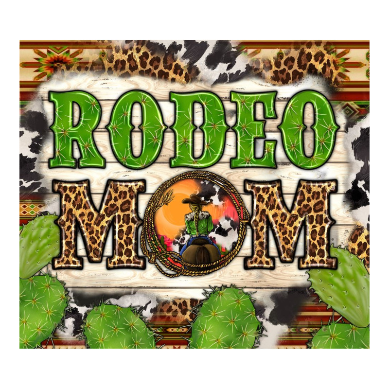 Western Rodeo Mom Tumbler Ladies Tee by BundleAndBundleShop | Teevron