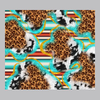 Serape Cowhide And Leopard With Glitter Long Sleeve Tee | Teevron