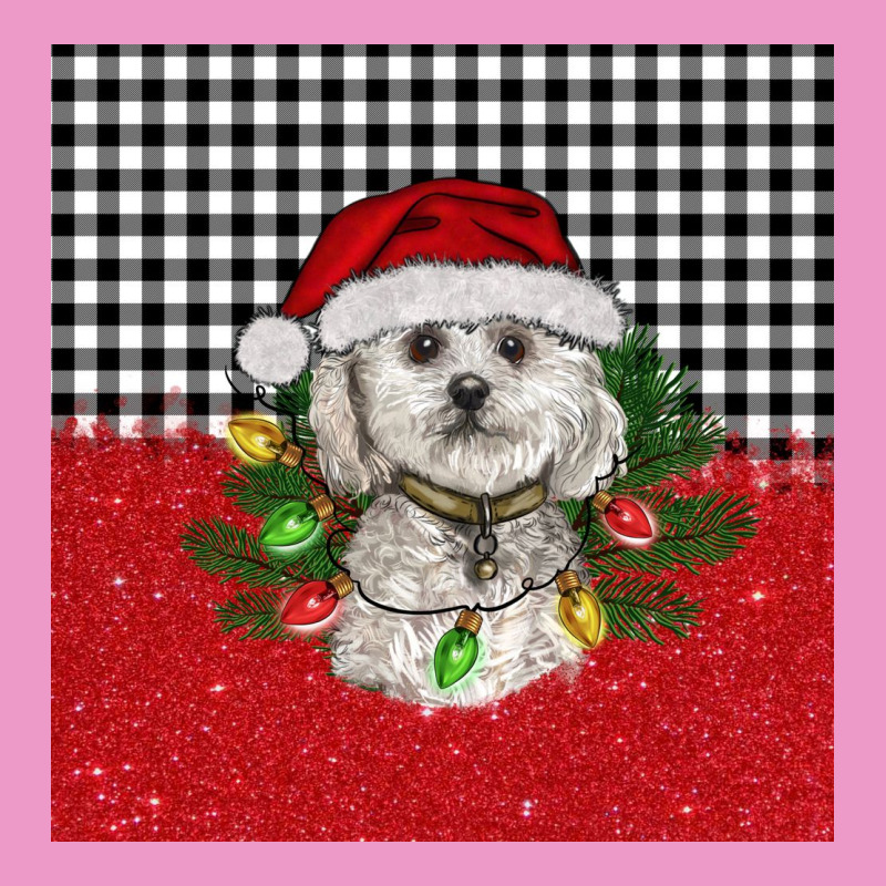 Christmas Bichon Frise Dog Urban Hoodie by BarkalooDesign | Teevron