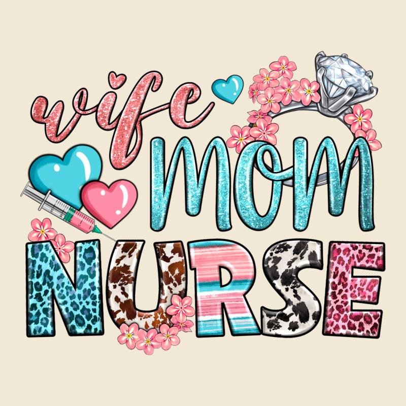 Wife Mom Nurse Ladies Tee by BundleAndBundleShop | Teevron